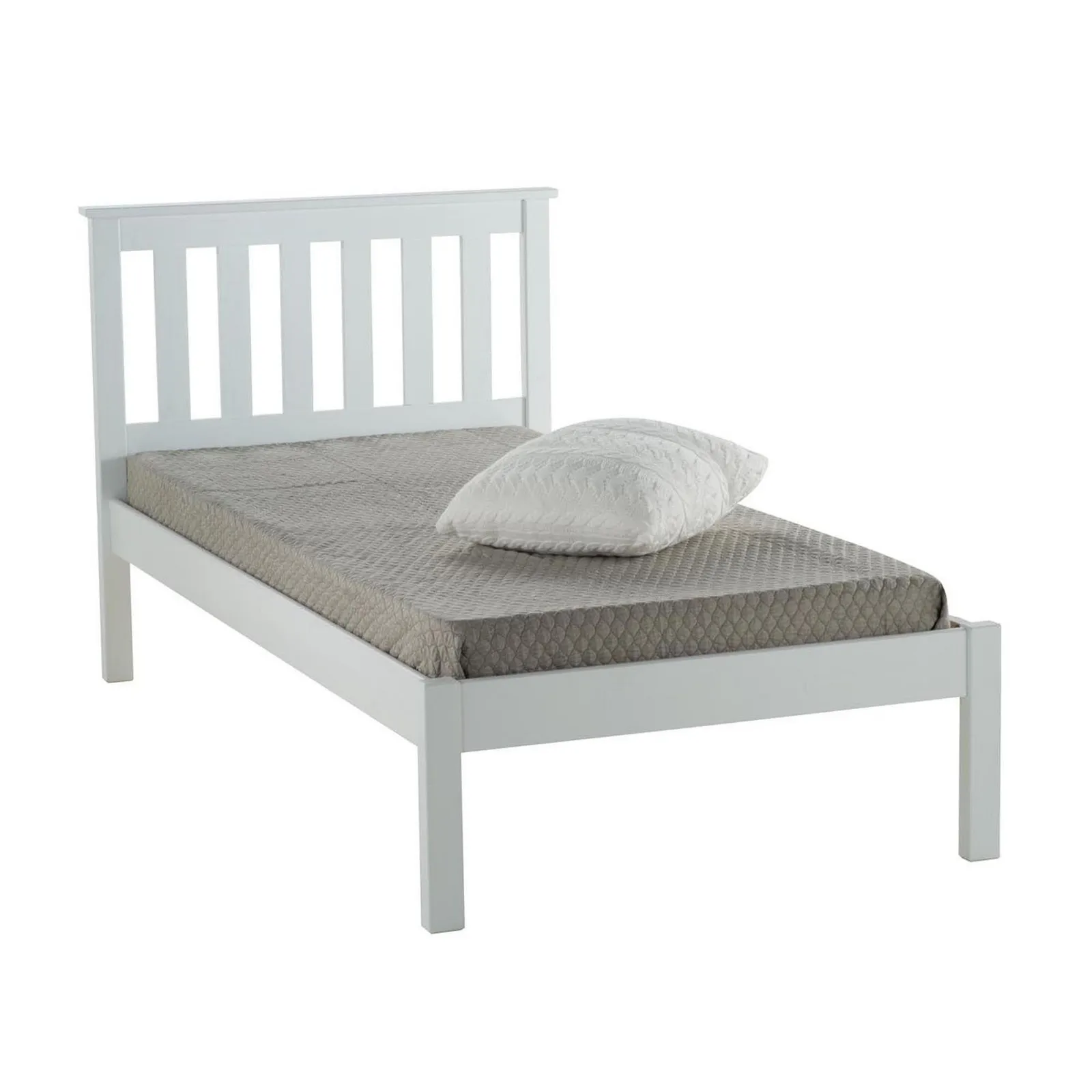 Denver Low End Bed Frame White
