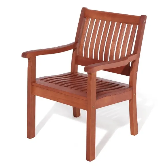 Willington Wooden Garden Armchair 6