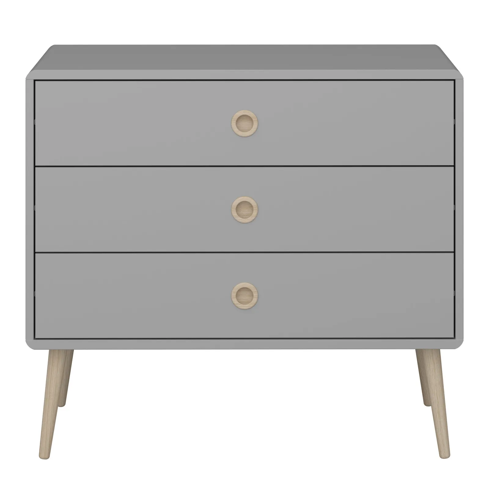 Softline 3 Drawer Chest Grey