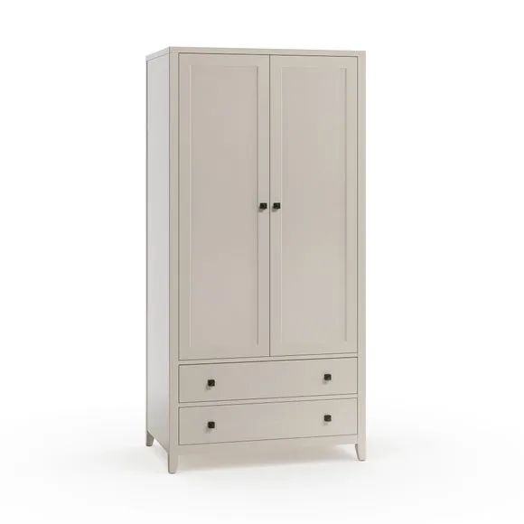Malone Double Wardrobe, Warm Grey 4