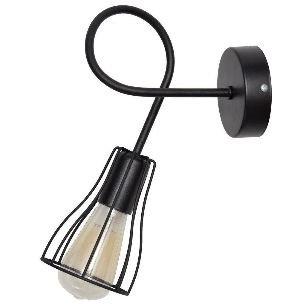 Netlighting Oxford Wall Lamp Black 10cm