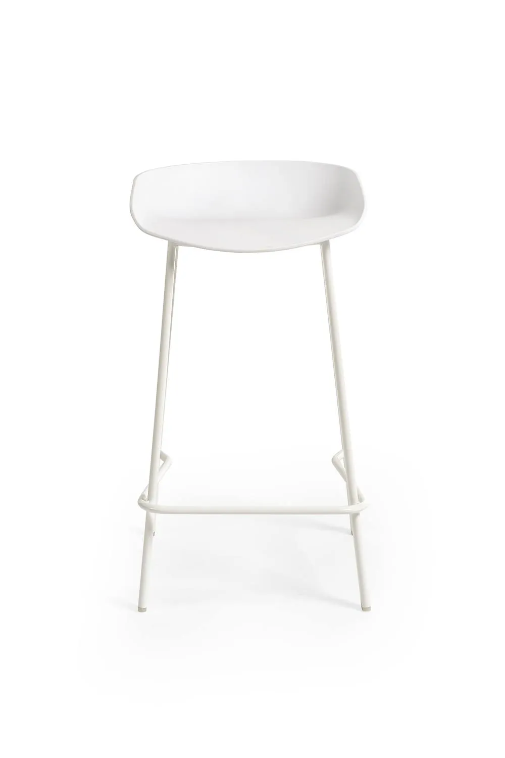 Julian Bowen Renzo Plastic Bar Stool (Set of 2) in White 5