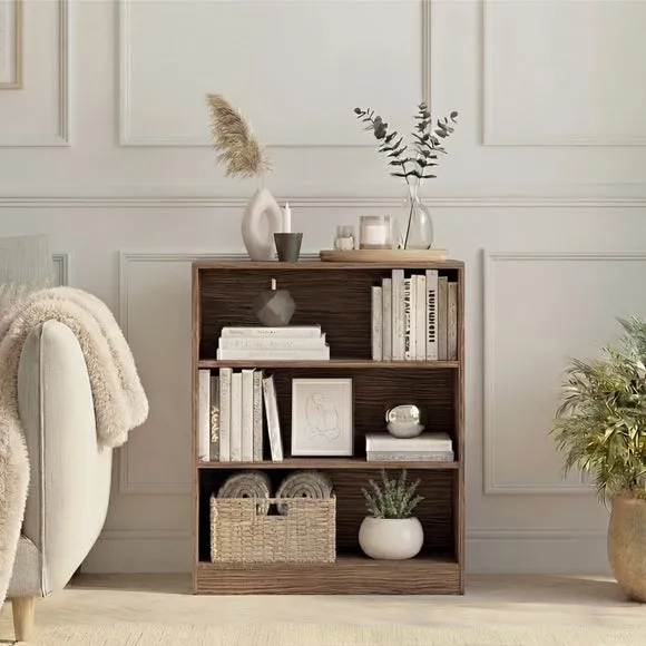 Cambridge 3 Tier Low Bookcase 2
