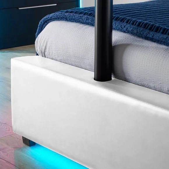 XR Living Ava TV Bed with LED Lights and TV Mount 3