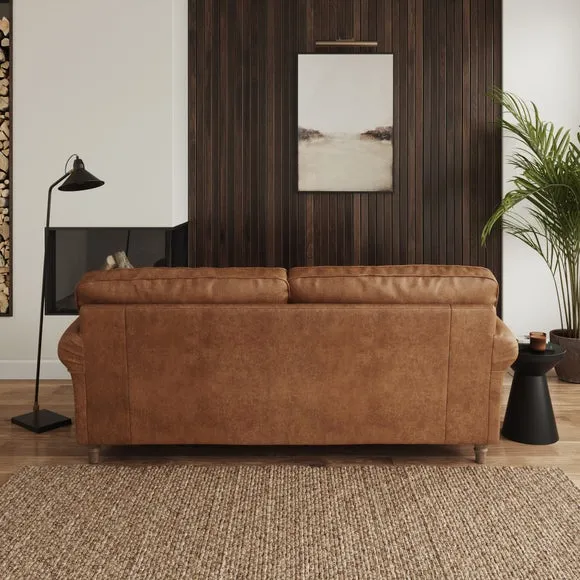 Flori Arizona Faux Leather 3 Seater Sofa 3