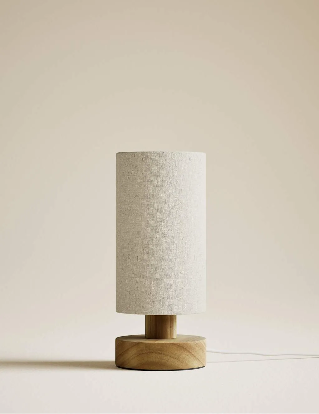 M&S Wooden Table Lamp Natural