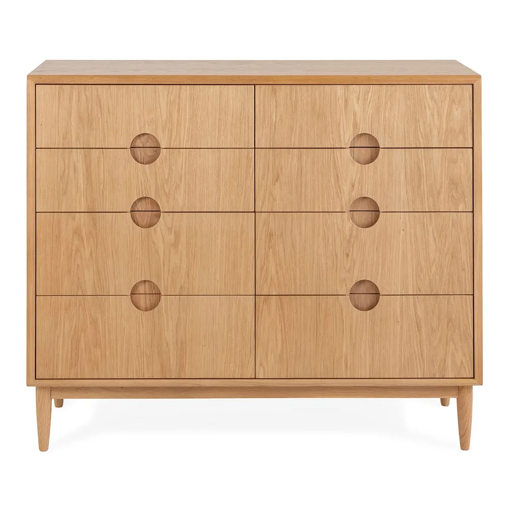 Heal's Amira 8 Drawer Chest Oak 3