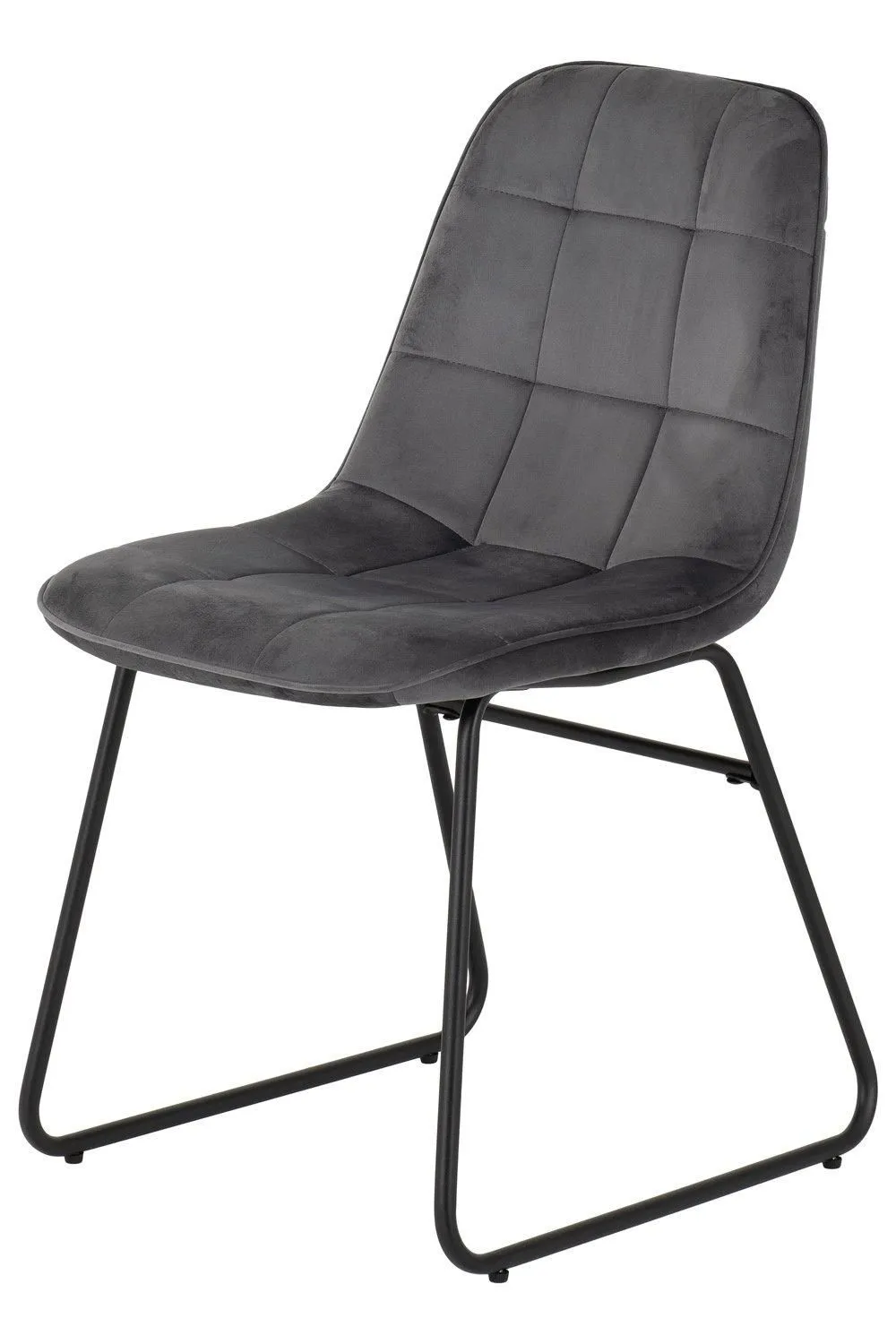Seconique Quebec Wave Edge Dining Set with Lukas Chairs in Grey 3