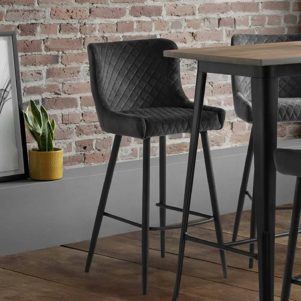 netfurniture Richmond Bar Stool in Grey