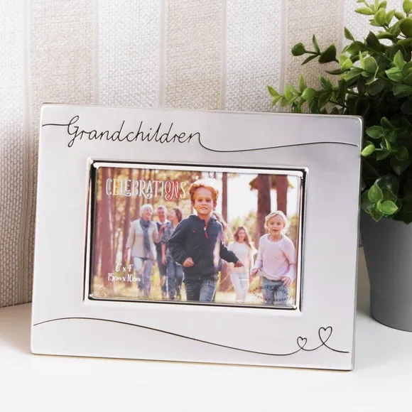 Grandchildren Silver Photo Frame