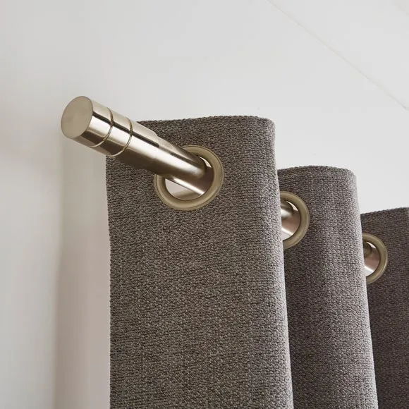 Cylinder Extendable Metal Eyelet Curtain Pole 4