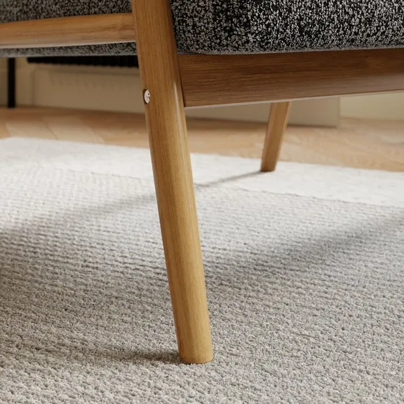 Alpine Speckled Boucle Spindle Chair 5
