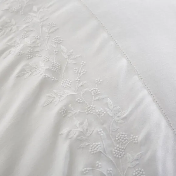 Dorma Norwood Emboidery 100% Cotton Duvet Cover & Pillowcase Set 5