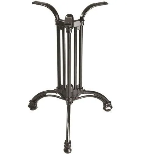 netfurniture Azurone Table Base Continental - 3 Leg - Black Aluminium