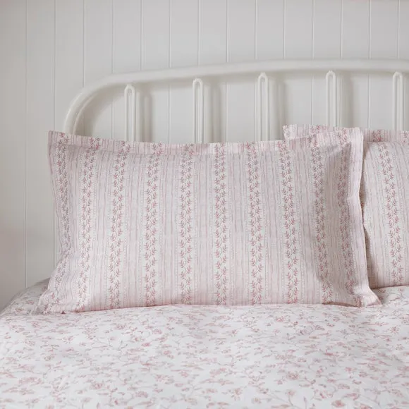 Floral Toile Polycotton Oxford Pillowcase 1