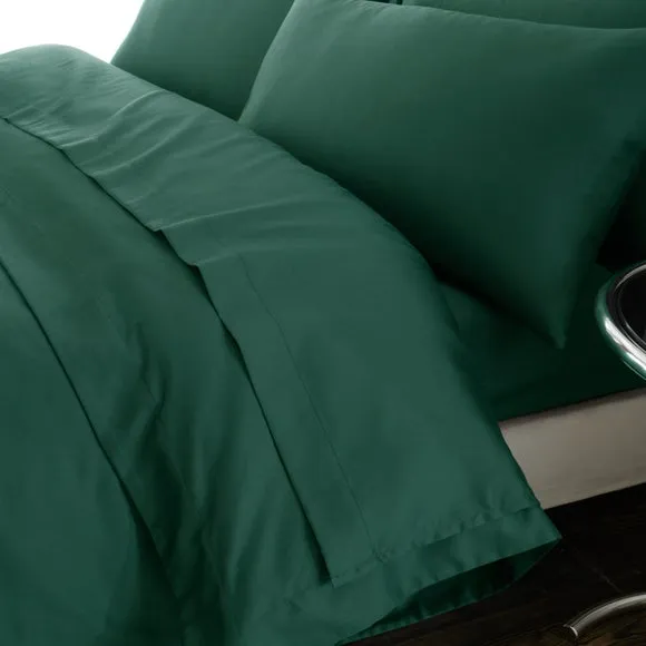 Hotel 230 Thread Count 100% Cotton Sateen Flat Sheet 1