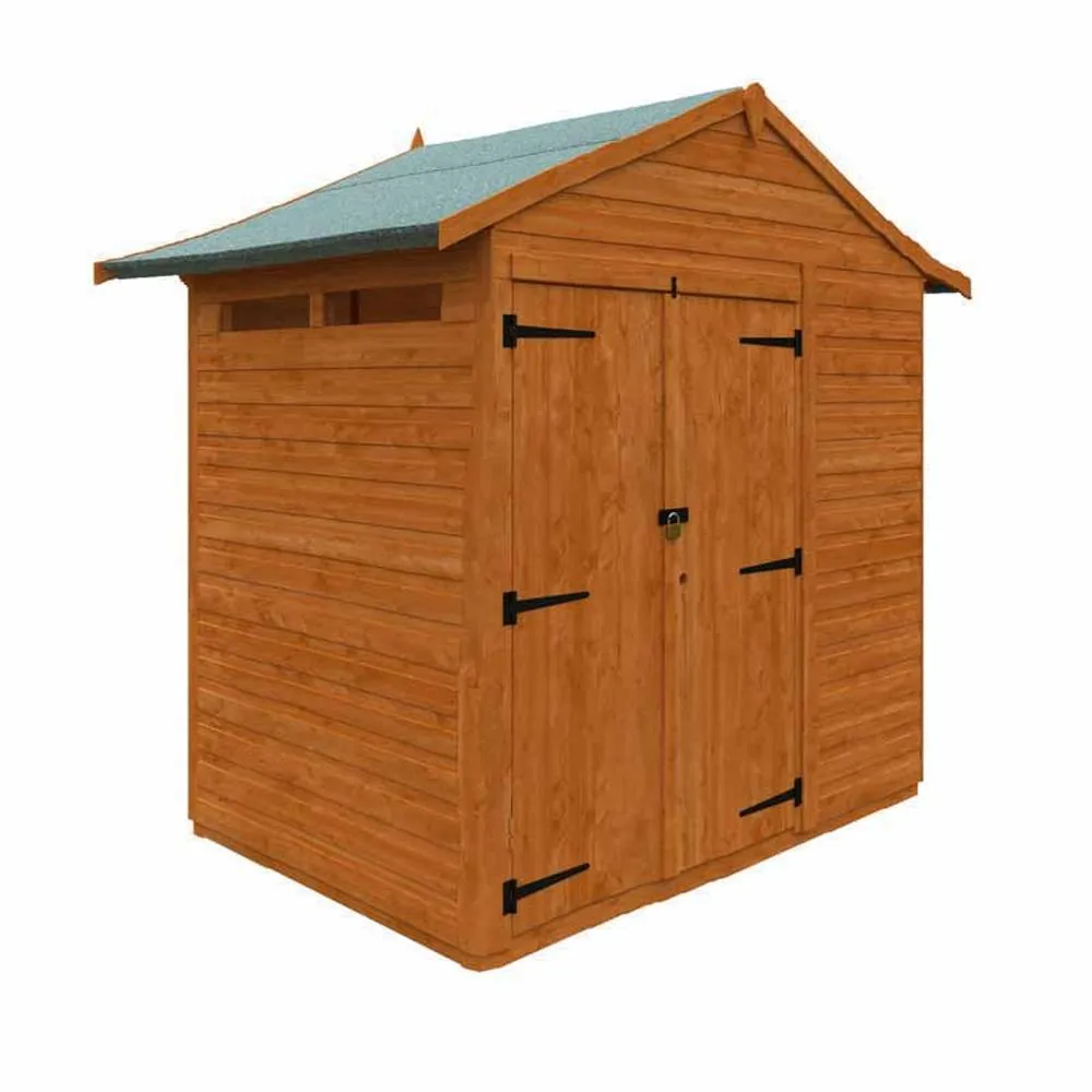Buttercup Farm 4x6 Flex Apex Security Double Door 12mm Flex - L123.8xW175xH23.32 cm in Burnt Orange
