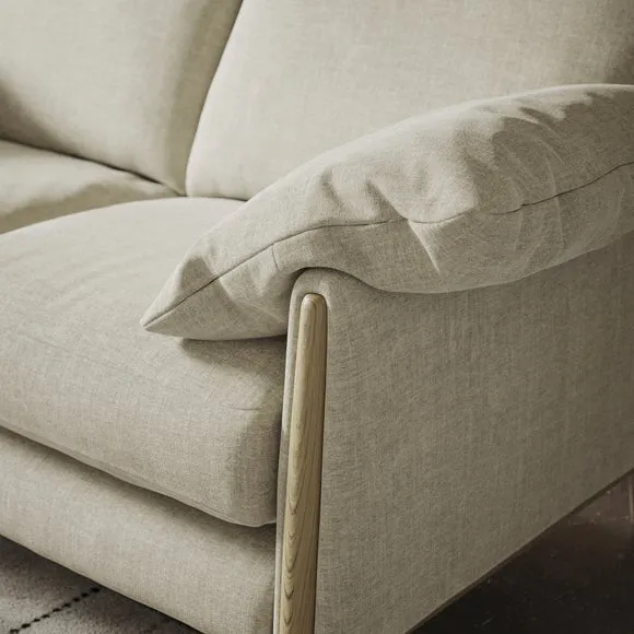 Hector Tonal Plush Chenille 3 Seater Sofa 2