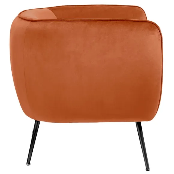 Lucca Velvet Tub Chair 5