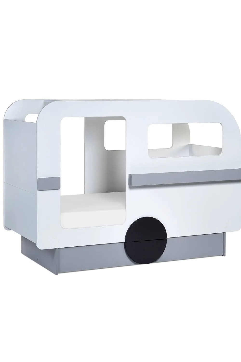 Julian Bowen Tourer Single White & Grey Caravan Bed 2