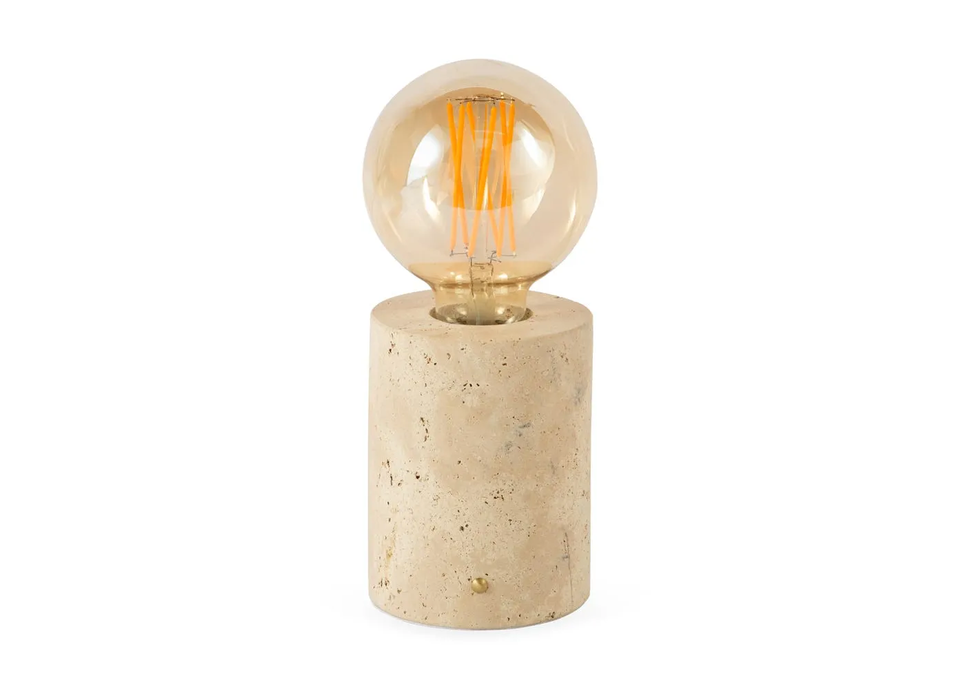 Heal's Bristol Touch Lamp Travertine 1