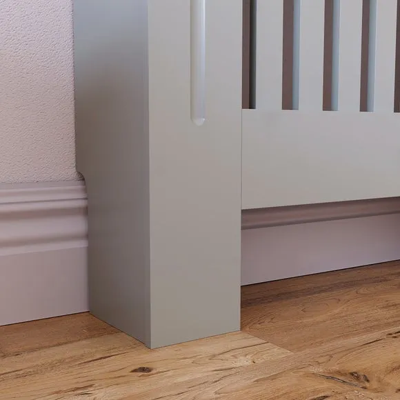 Return - Vida Designs Arlington Radiator Cover, Grey Small 5