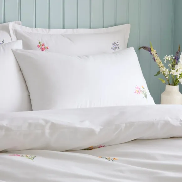 Foxley Embroidery 100% Cotton Duvet Cover & Pillowcase Set 1