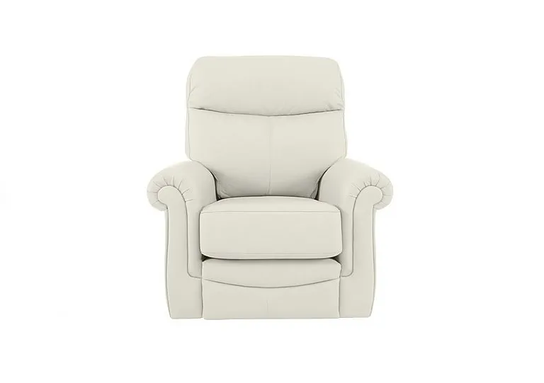 Avon Leather Lift and Rise Recliner Armchair - Oxford Light Grey