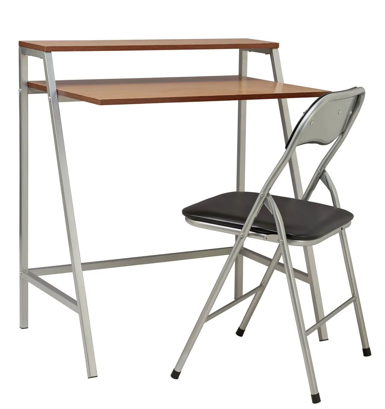 Argos Home Office Desk and Chair Set - Black