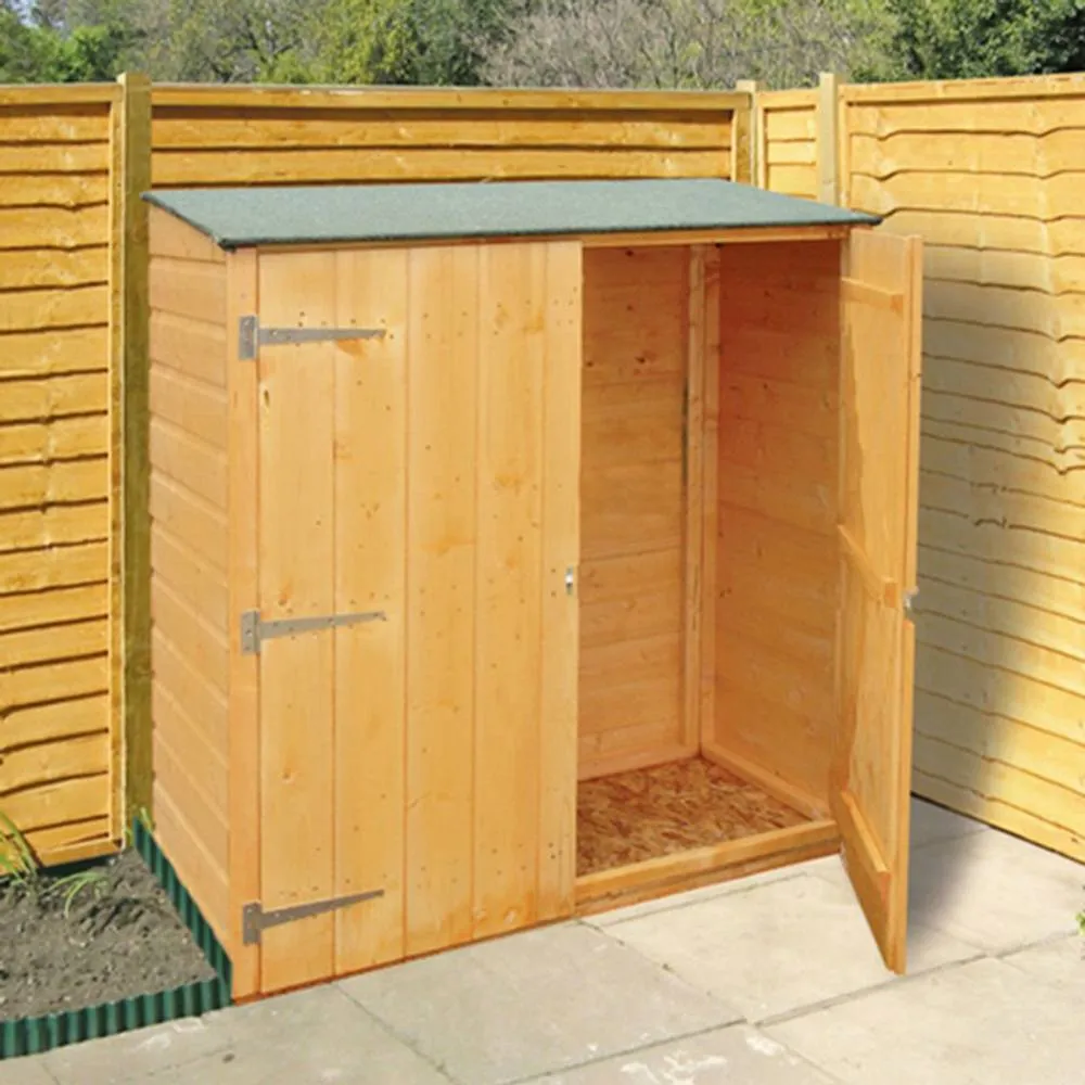 Shires Shiplap 4 x 2 Feet Dip Treated Garden Storage in Light Brown 2