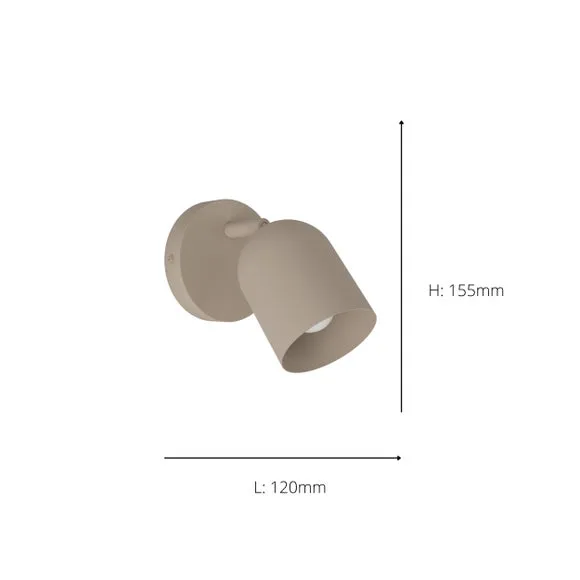 EGLO Tilston Minimalist Single Wall Spotlight 4