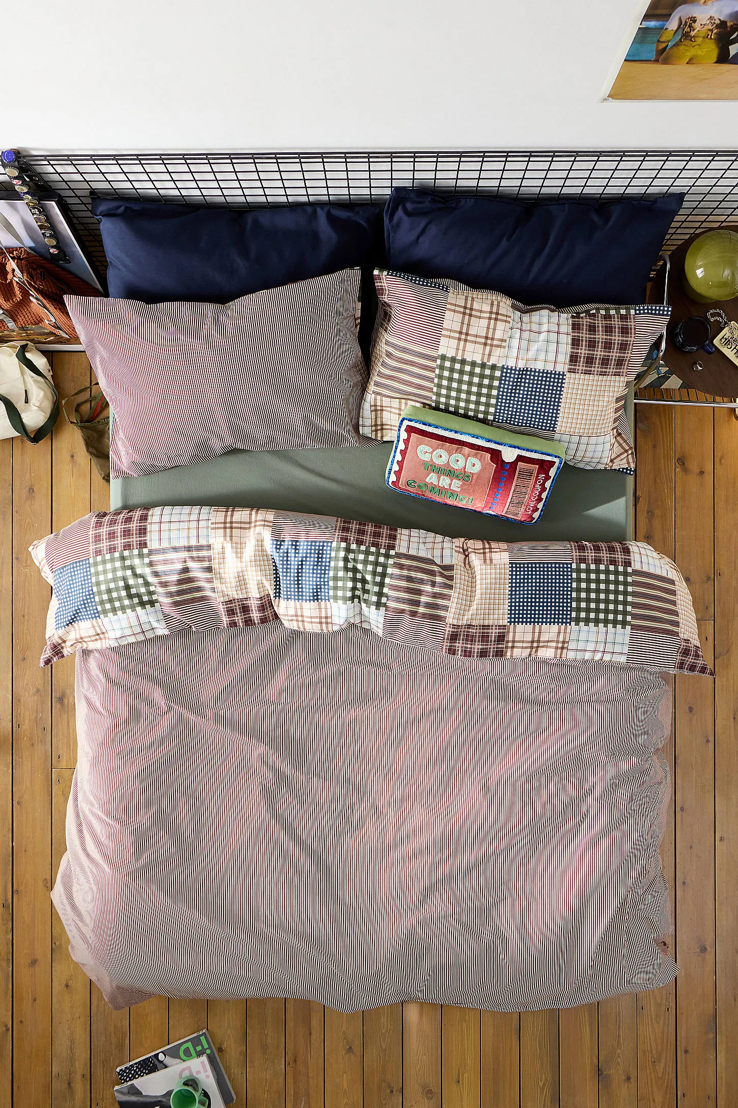 Check Patch Reversible Duvet Set 3