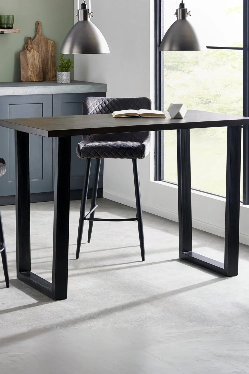 Julian Bowen Brooklyn Rectangular 2-4 Seater Bar Table in Natural