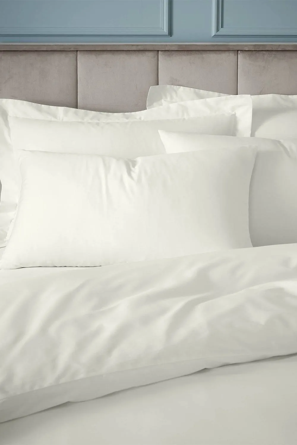 Bianca Egyptian Cotton 180 Thread Count Cotton Duvet Cover Set in Cream 2