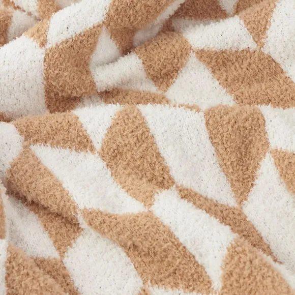 Furn. Olsen Geometric Throw Blanket 130cm x 180cm 2
