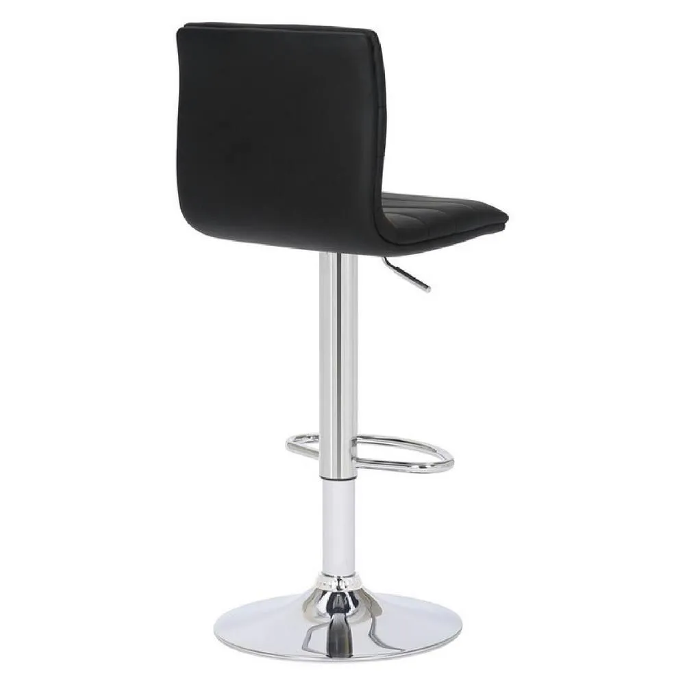netfurniture Crains black padded kitchen breakfast bar stool 4