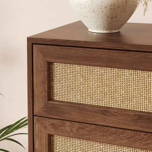 Jordyn 5 Drawer Chest, Mango Wood Effect 4