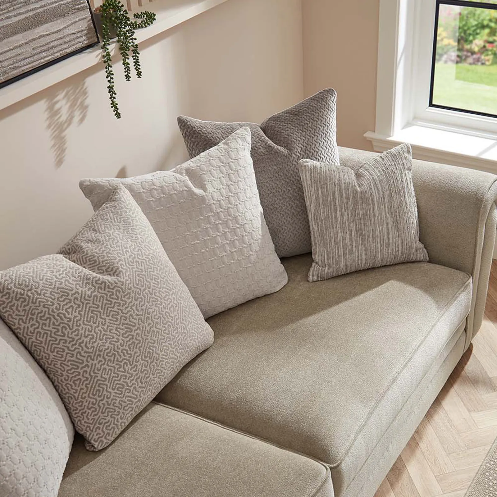 Beaumont Extra Large Split Sofa With Weathered Oak | Barker & Stonehouse 2