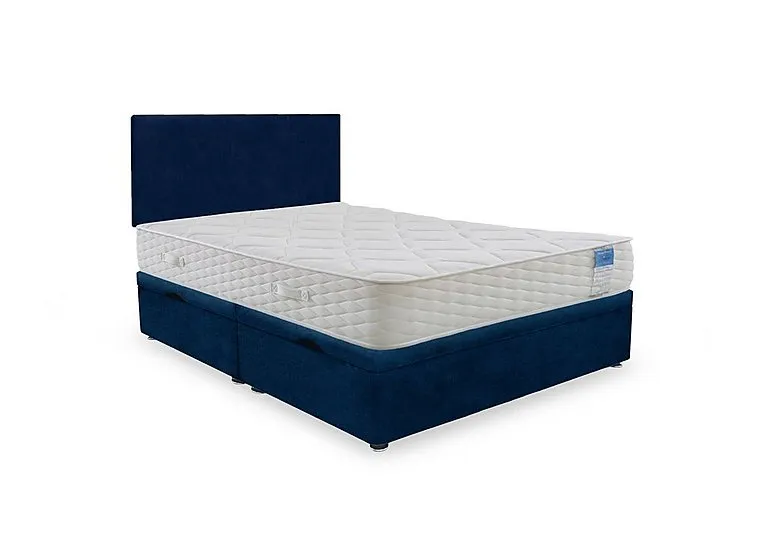 Memory Plus Side Lift Ottoman Divan Set - Super King