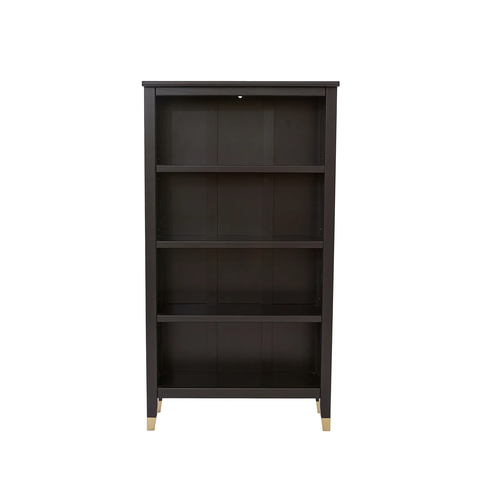 Cabinet Bits Palazzi 4 Tier Bookcase H127 W69 D25cm in Black 2