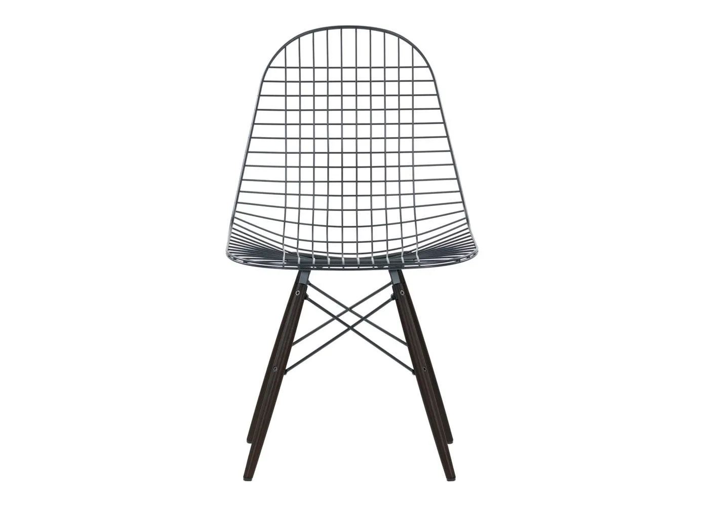 Vitra DKW Wire Chair Black Maple New Height 1