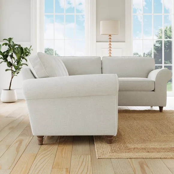 Flori Chenille Soft Texture Corner Sofa 3