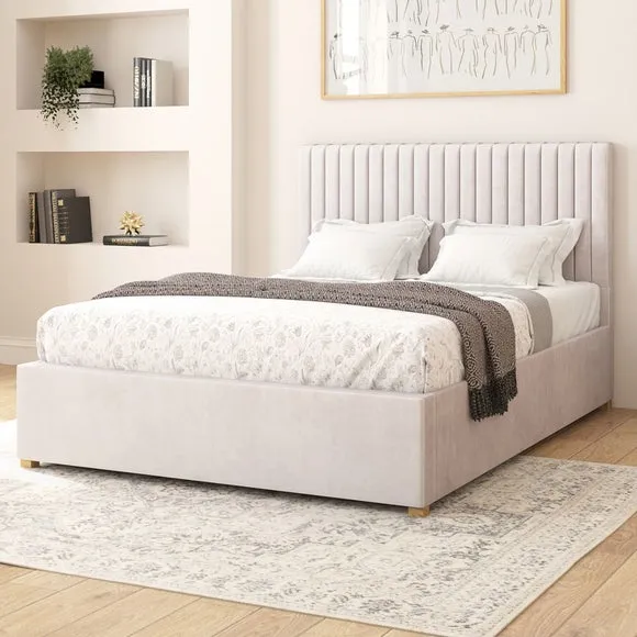 Grant Plush Velvet Adjustable Bed 1