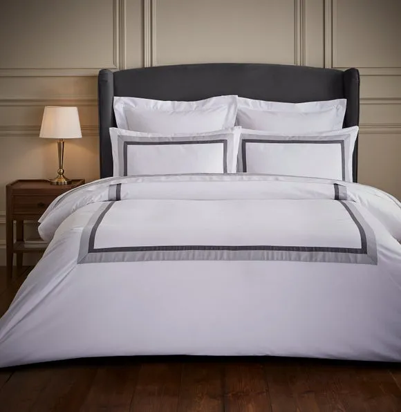Dorma Alderton 100% Cotton Sateen Duvet Cover & Pillowcase Set