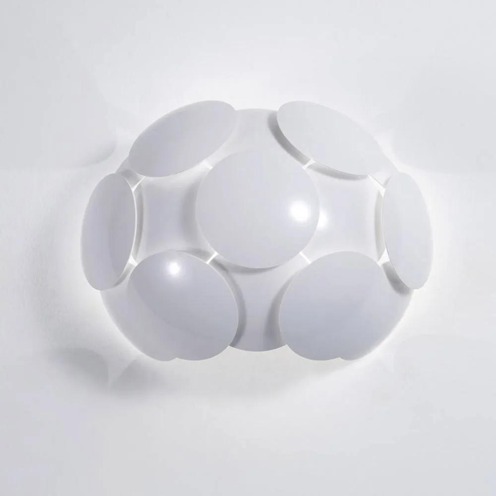 Netlighting Santina Modern 1 Light Wall Lamp E27 in White