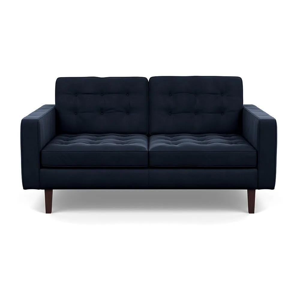Heal's Hepburn 2 Seater Nobilis Velvet Night Black
