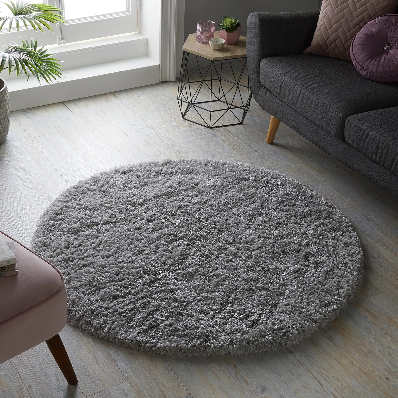 Sparks Circle Rug Sparks Grey