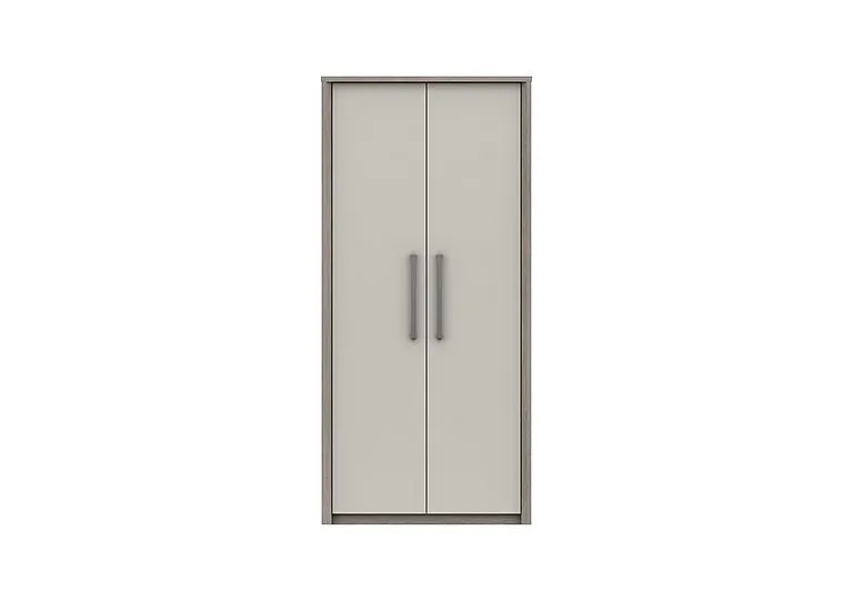 Euston 2 Door Wardrobe - Grey