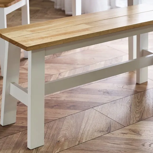 Return - Linwood Small Dining Bench, Rubberwood