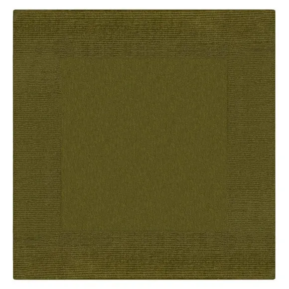 Boston Wool Border Square Rug 5